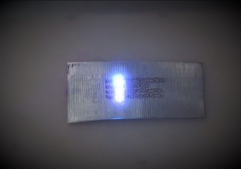 Laser marking (engraving)